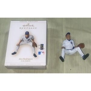 2006 Hallmark Keepsake Ornament Alex Rodriguez Yankees MLB Christmas Collectible